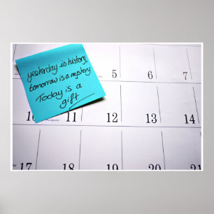 Hoy es una impresión de regalo