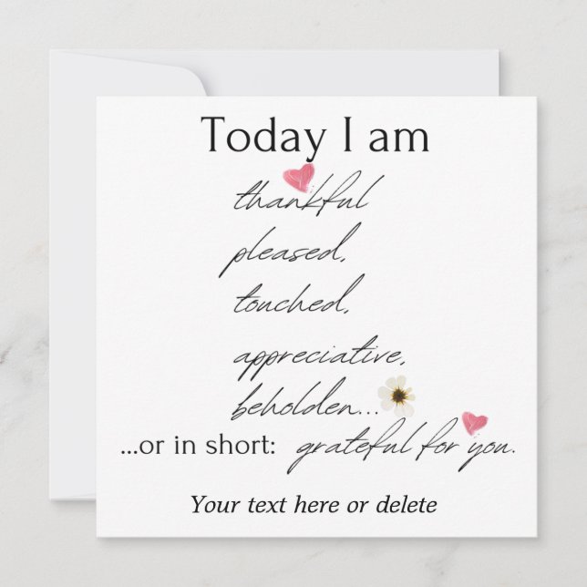 Hoy estoy agradecido por el personalizable inspira (Anverso)