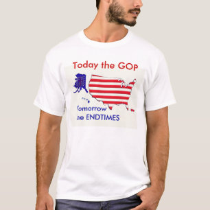 Hoy GOP 2 mañana camiseta de fin de mes