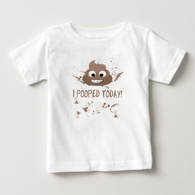 ¡Hoy Me He Popedo! Graciosa camiseta para niños (Anverso)