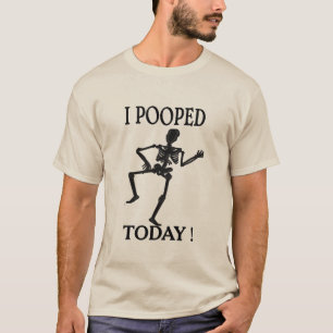 hoy poopé poop fart chiste camiseta de poop gracio