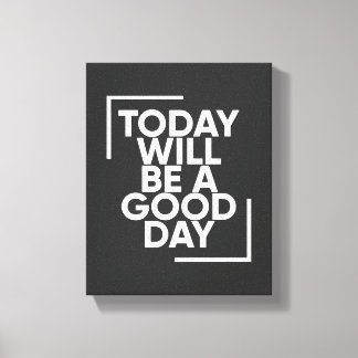 Hoy será un buen día | Arte de pared positivo
