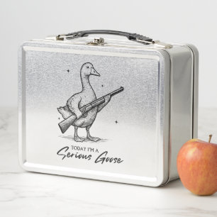 Hoy soy un serio amante de la oca con pistola