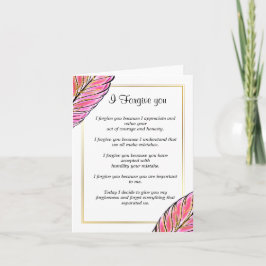 hoy te perdono la tarjeta de nota