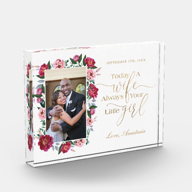 Hoy una mujer, siempre tu pequeña chica foto flora (Izquierda)