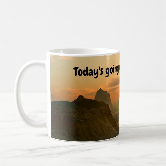 ¡Hoy va a ser un GRAN día! Taza de café (Izquierda)