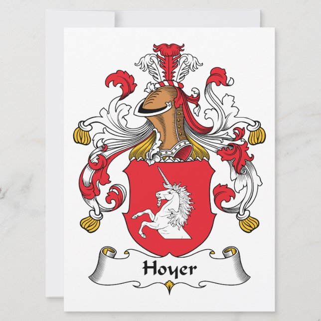 Hoyer Family Crest (Anverso)