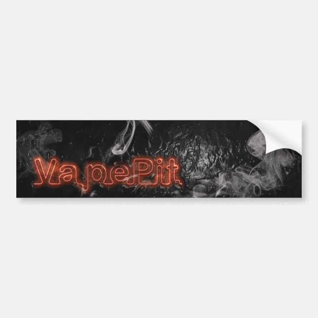 Hoyo de Vape - bandera - pegatinas para el (Frente)