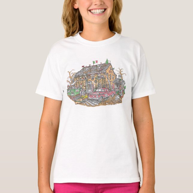 Hoyo del dinero que remodela la camiseta (Anverso)