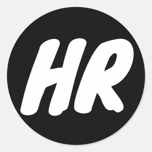HR - Departamento de Recursos Humanos - Pegatinas (Anverso)