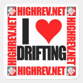 HR I Love Drifting Pegatina