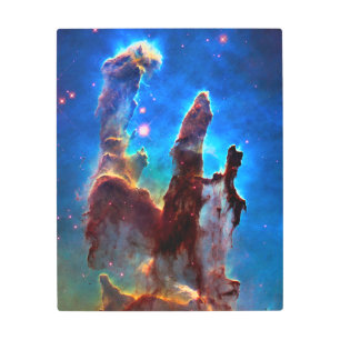 Hubble Eagle Nebulosa Impresión Metalizado