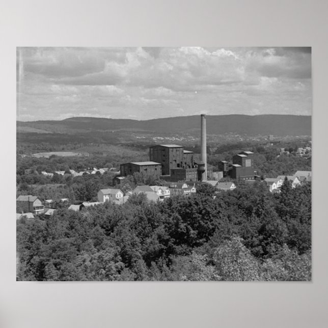 Huber Breaker Ashley Pa. Póster (Frente)