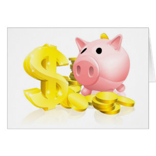Hucha de la muestra de dólar