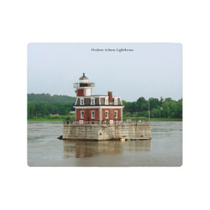 Hudson Athens Lighthouse arte metálico en la pared