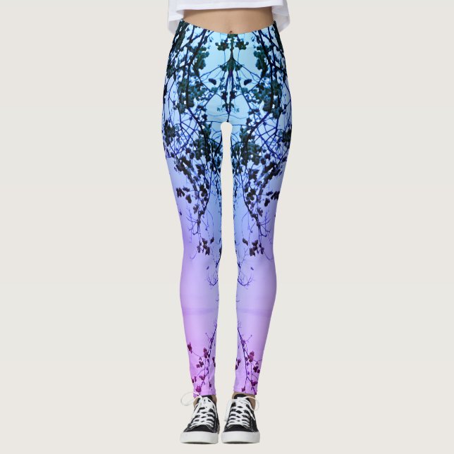 Hudson Leggings Pink Blue Purple Fade (Anverso)