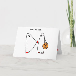 Huela mi tarjeta de los pies