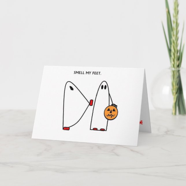 Huela mi tarjeta de los pies (Anverso)