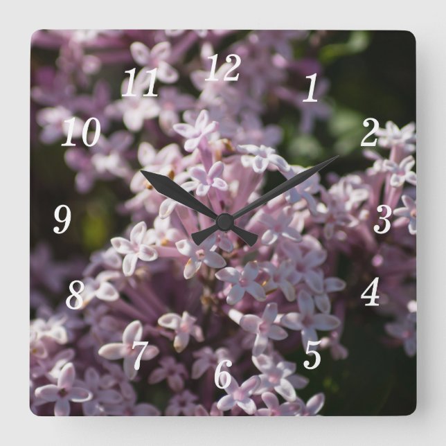 Huele Ese Reloj De Pared Lilac (Anverso)