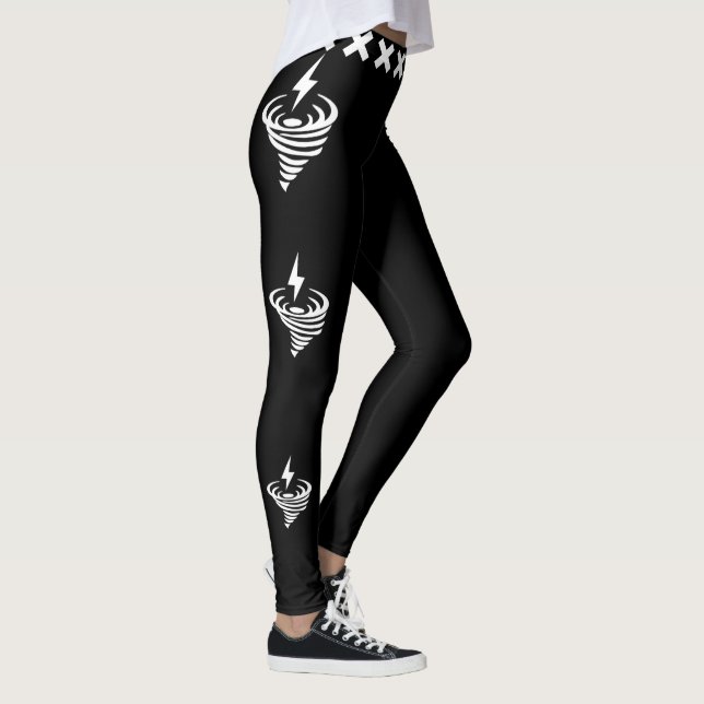 Huelga de tormentas X leggings (Derecha)