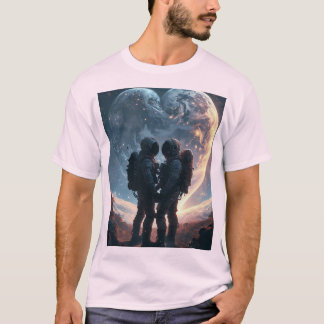 Huella de amor de camisetas