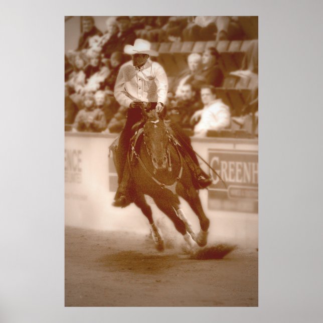 Huella de arte fino de Em Cowboy (Frente)