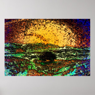 Huella de arte fino de House of the Rising Sun