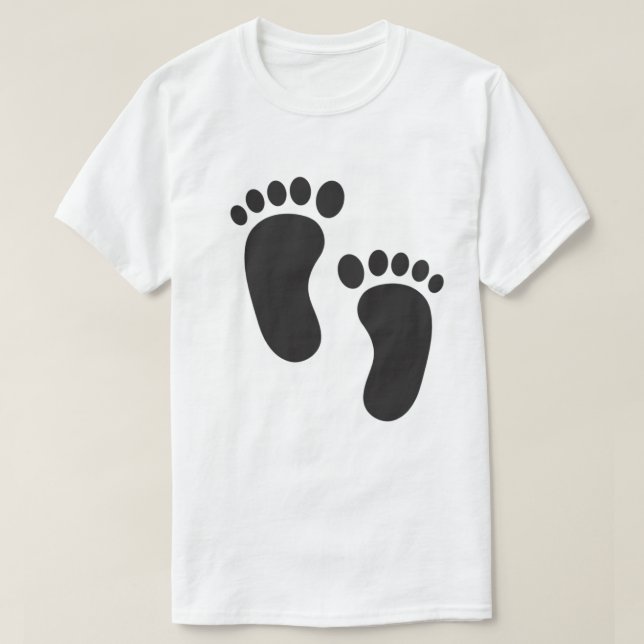 Huella de camisetas masculina (Diseño del anverso)