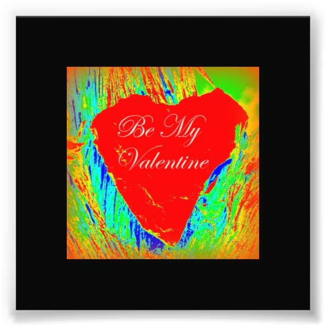 huella de foto de color rojo (Frente)