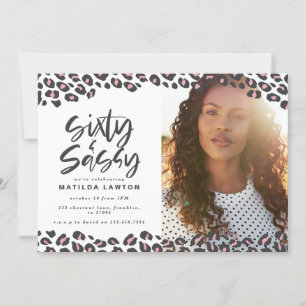 Huella de leopardo sesenta y una foto de cumpleaño