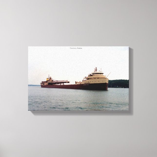 Huella de lienzo de Courtney Burton (Anverso)