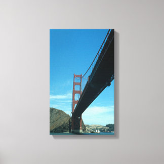 Huella de lienzo - Debajo del puente Golden Gate