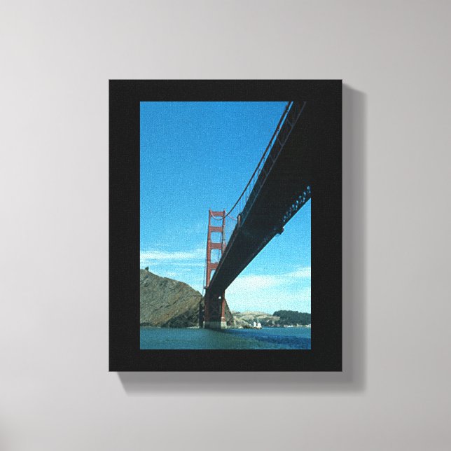 Huella de lienzo - Golden Gate Bridge (Anverso)