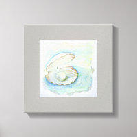 huella de lienzo "Seashell Pearl"