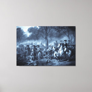 Huella de lienzo "Washington as a Soldier" (seleni