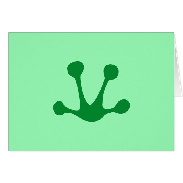 Huella de rana (Anverso (Horizontal))