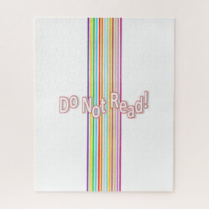 Huella de rompecabezas No Leer