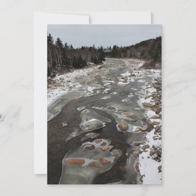 Huella helada en el río (Anverso)