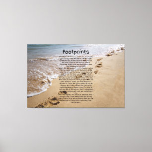 Huella Oración Biblia Arena Arena Arte Pared