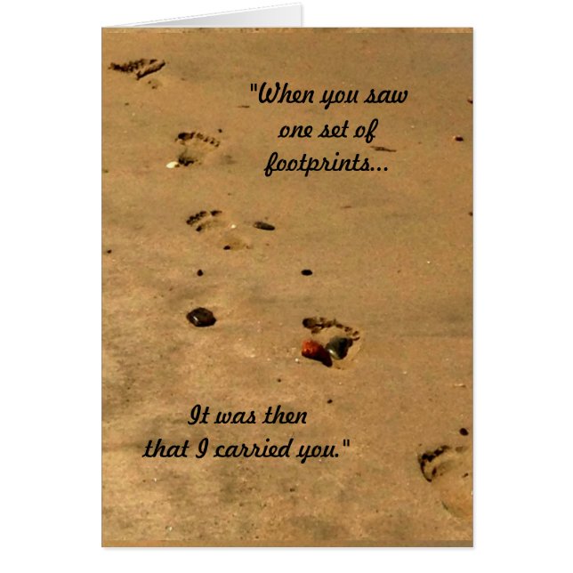 Huellas en la arena (Frente)