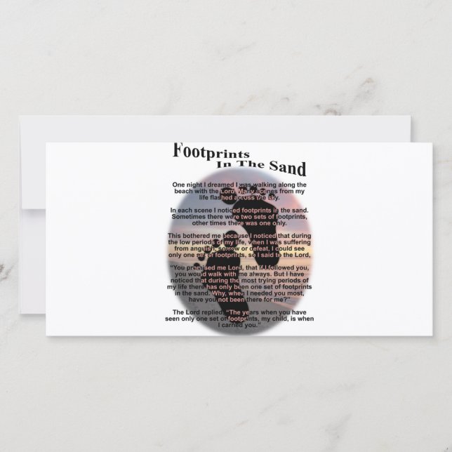 Huellas en la arena. (Anverso)