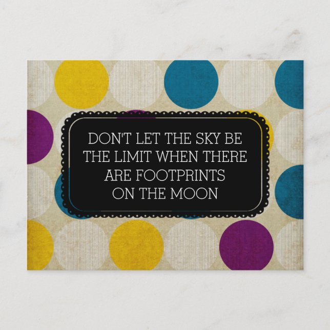 Huellas En La Postales De La Luna (Anverso)