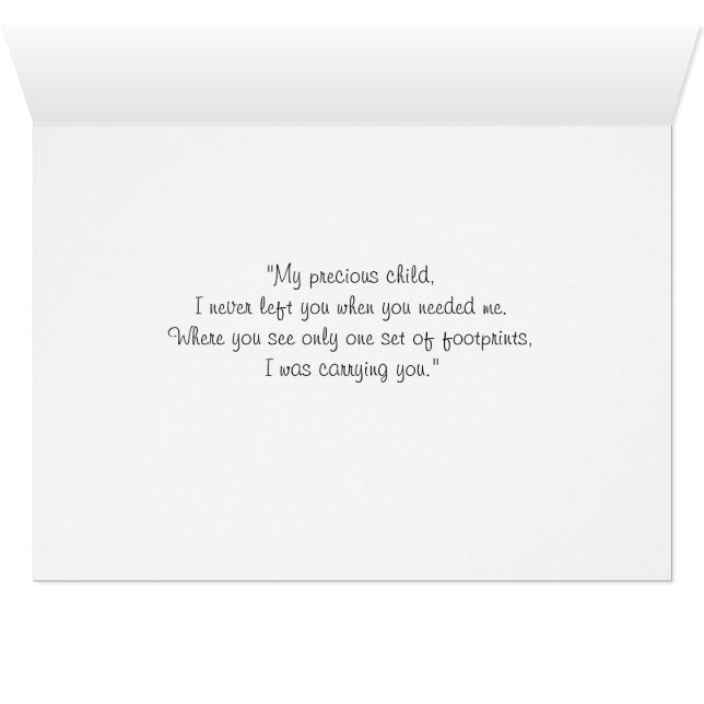 Huellas En La Tarjeta De Arena (Adentro Horizontal (Parte inferior))