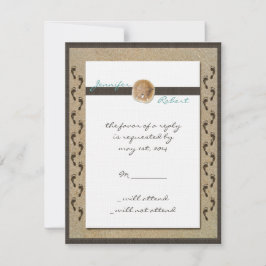 Huellas en la tarjeta de respuesta de arena