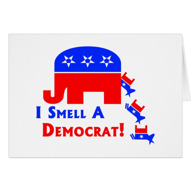 Huelo a un Demócrata (Anverso (Horizontal))