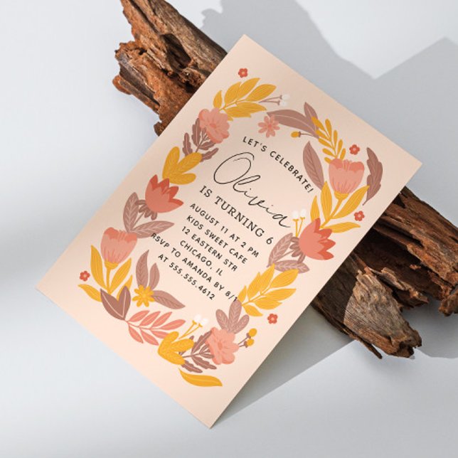 Huerto amarillo rosado florido niños fiesta de cum (Subido por el creador)