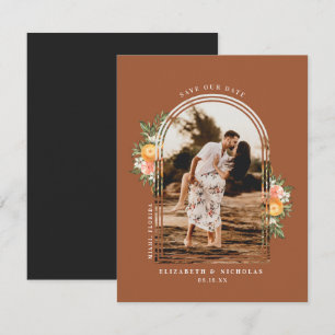 Huerto de cítricos elegante   Boho salvar la fecha
