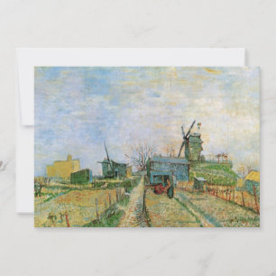Huerto en Montmartre por Vincent van Gogh