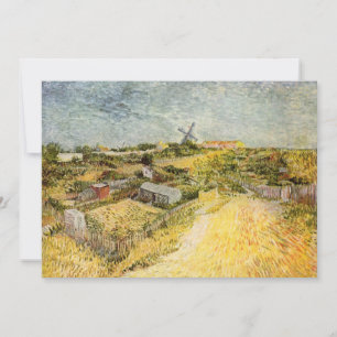 Huertos, Montmartre por Vincent van Gogh