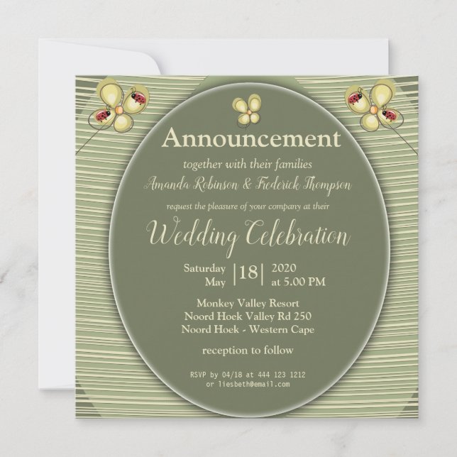 Hues naturales verdes - Rayas y flores (Anverso)